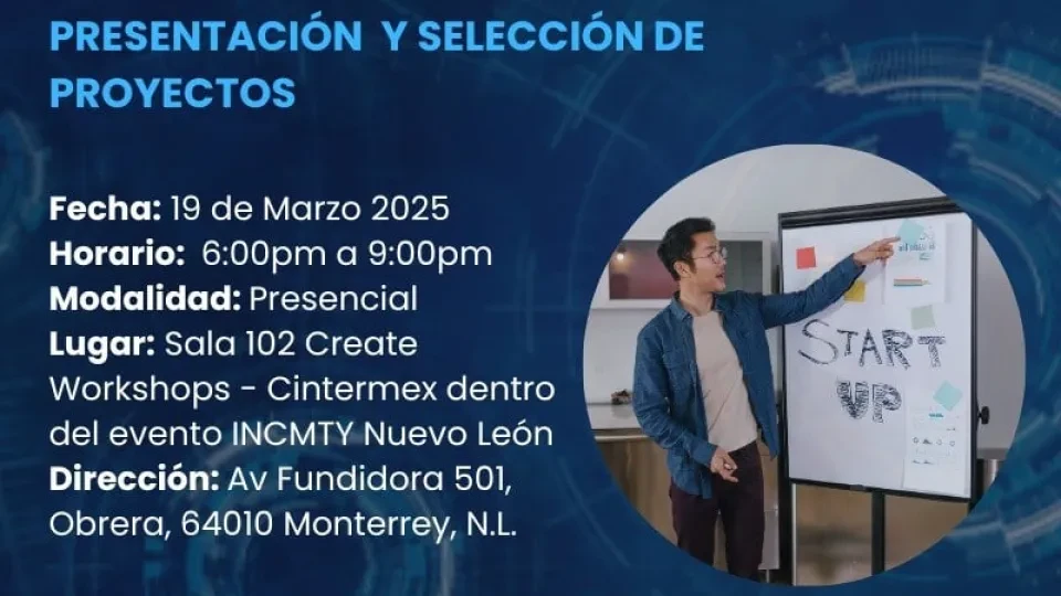 Bootcamp "Creando el Futuro Empresarial" Demo Day, presentación y selección de proyectos, 19 de marzo
